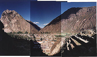 Panorama of Ollantaytambo, 186KB